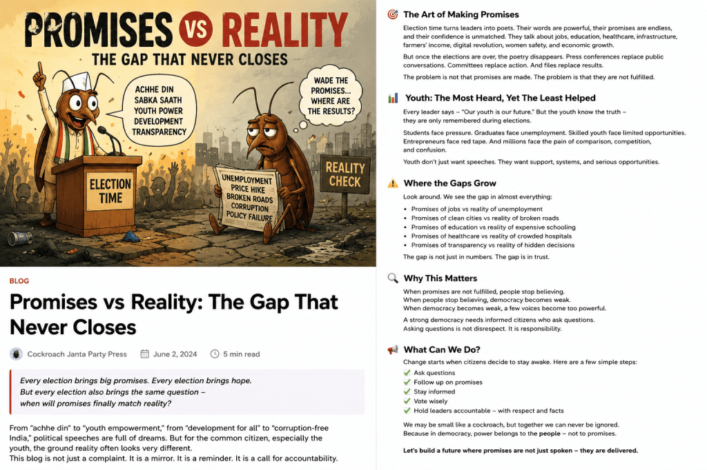 Promises vs Reality: The Gap That Never&nbsp;Closes