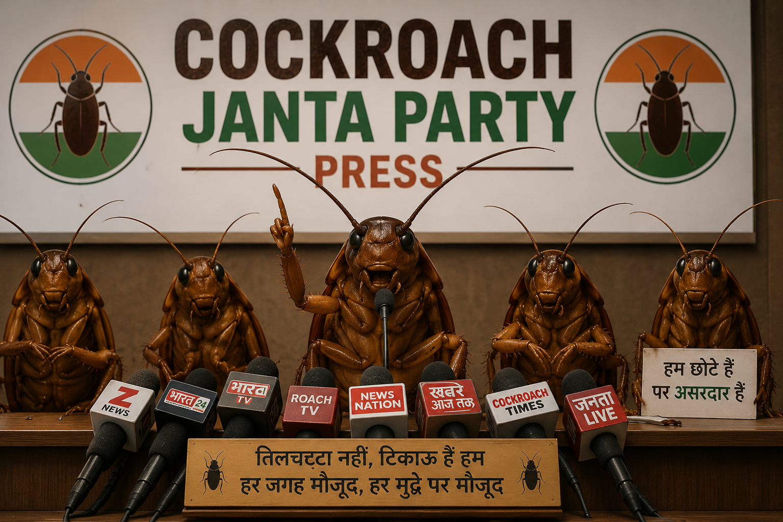 COCKROACH JANTA PARTY PRESS